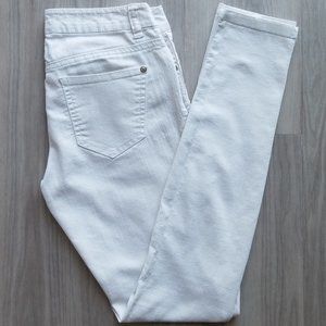 Forever 21 Denim White Skinny Jeans, Size 26